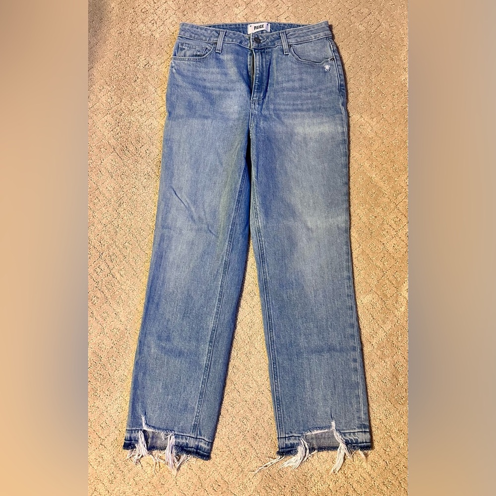 Paige Sarah Straight Ankle Jeans, Size 28